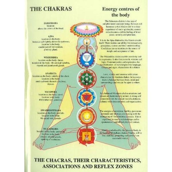 Double Chakra Chart, 4-sided
