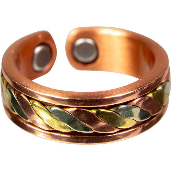 Adjustable Magnetic 3 Metal Twist Ring