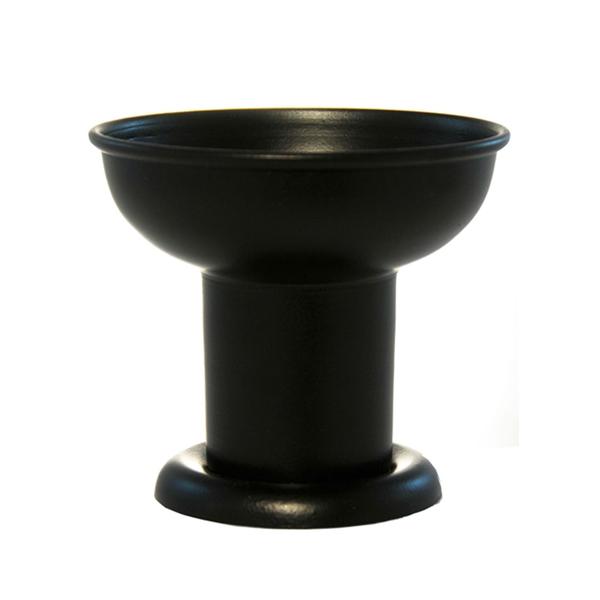 Black Herbal Pillar Holder