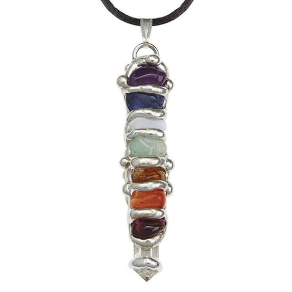 Chakra Baby Wand Pendant