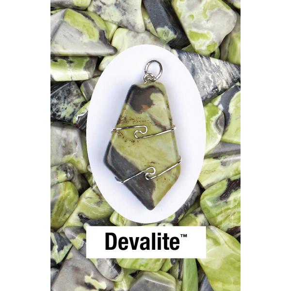 Devalite Wire Wrapped Pendant