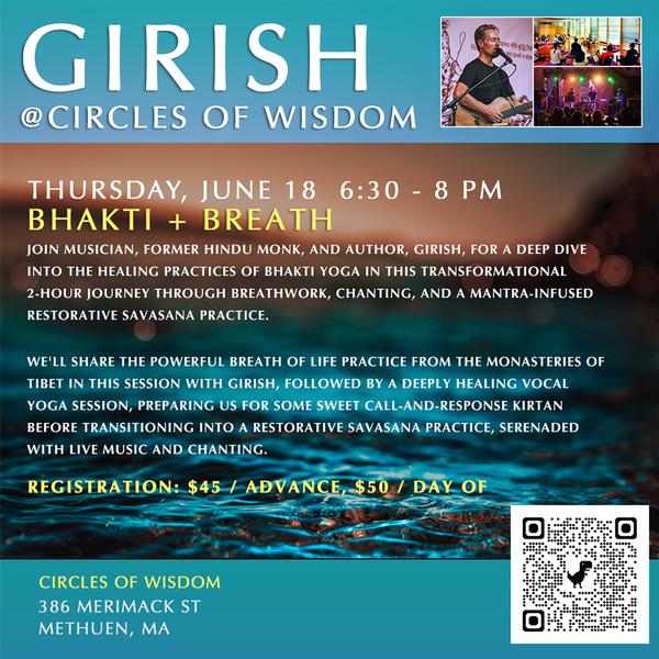Bhakti & Breath: Transformational Breathwork & Chanting with Girish