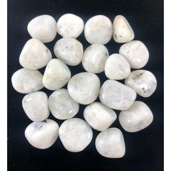 Tumbled Rainbow Moonstone