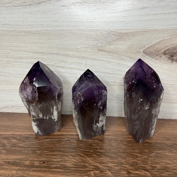 Amethyst Semi Polished Point