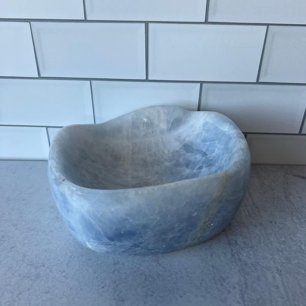 Blue Calcite Bowl