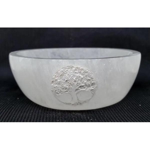 Selenite Tree of Life Bowl