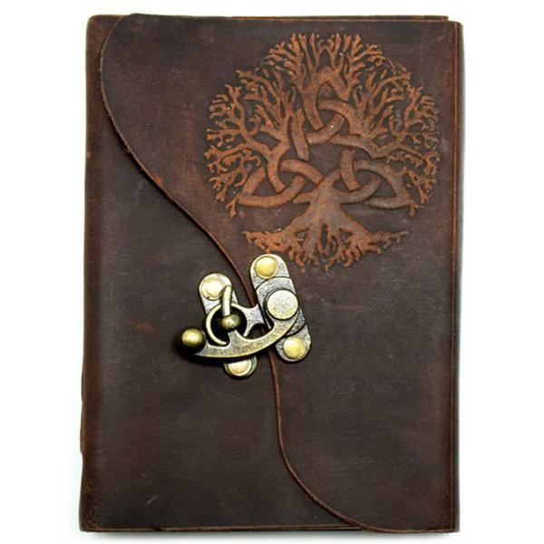 Tree of Life Leather with Latch