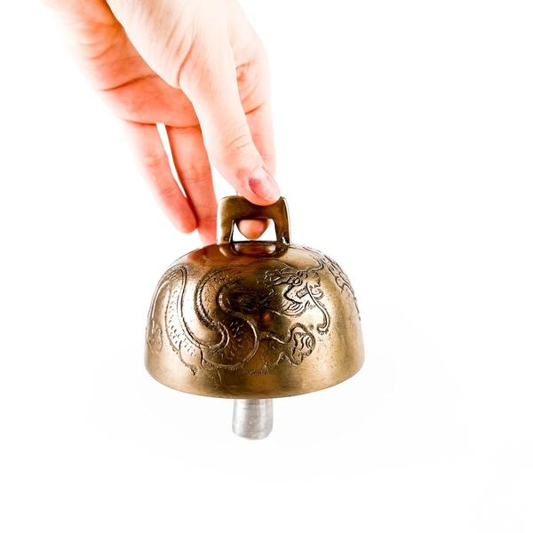 Bronze Dragon Tibetan Bell
