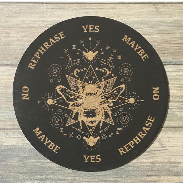Honey Bee Pendulum Board Black 4 inches