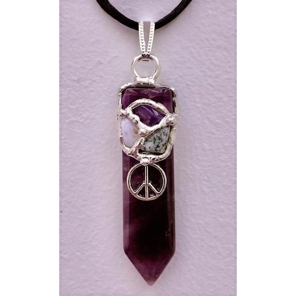 Inner Peace Gem Point Pendant