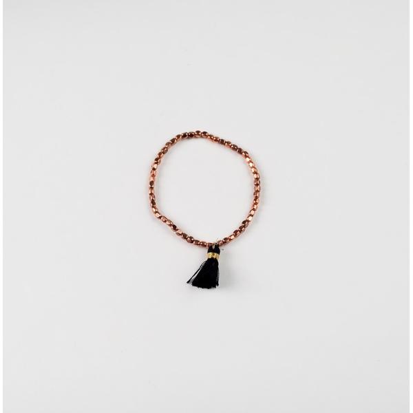 Copper Bracelet with Tassel