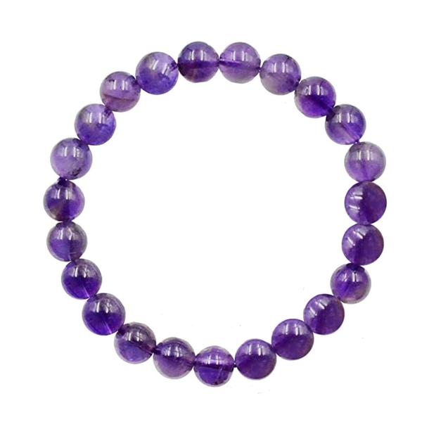 Amethyst Beaded Bracelet