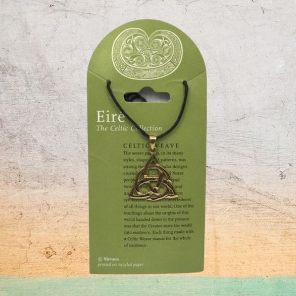 Celtic Weave Bronze Pendant