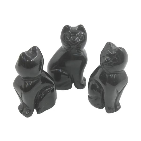 Onyx Cat Carving