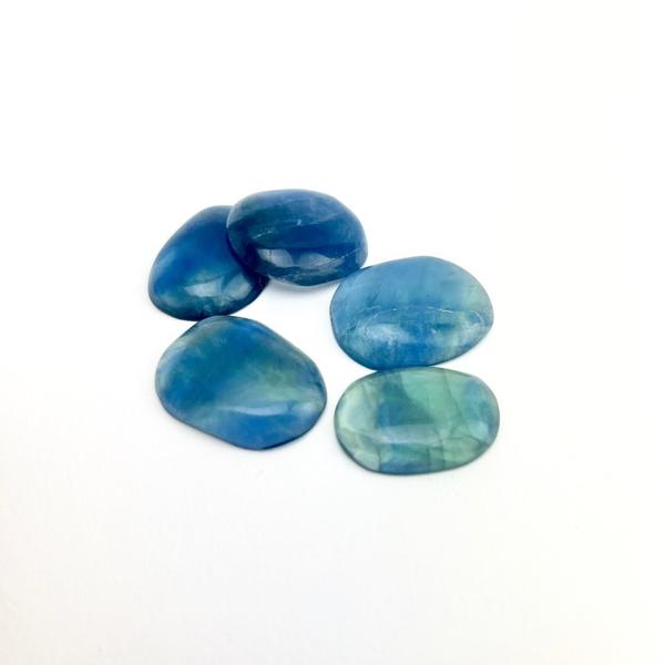 Blue Fluorite Cabochons