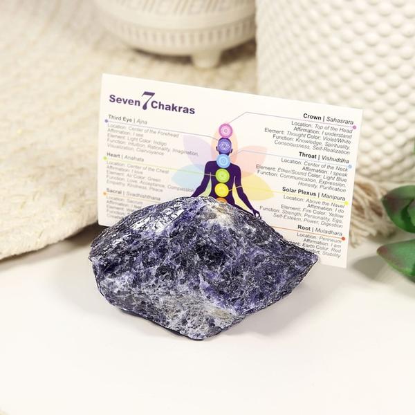 Natural Sodalite Card Holder
