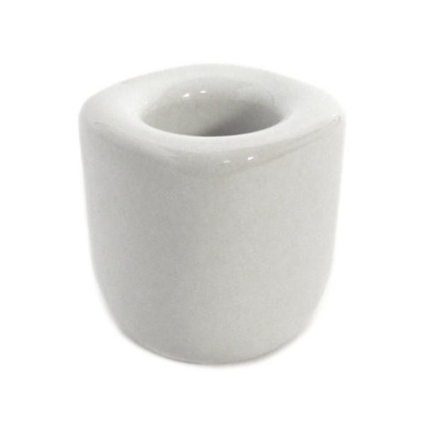 White Ceramic Candle Holder