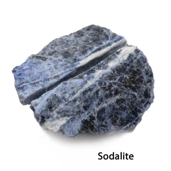 Natural Stone Card Holder: Sodalite