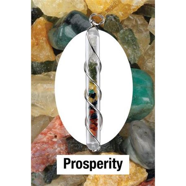 Prosperity Vial Wire Wrap Pendant