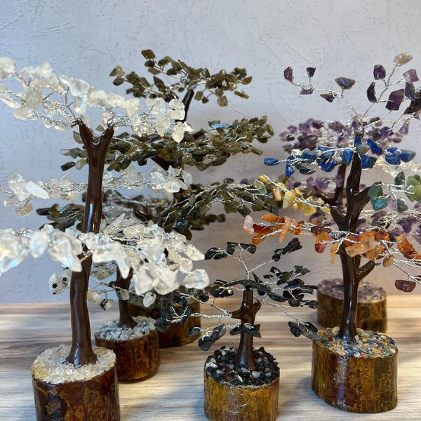 Gemstone Crystal Trees