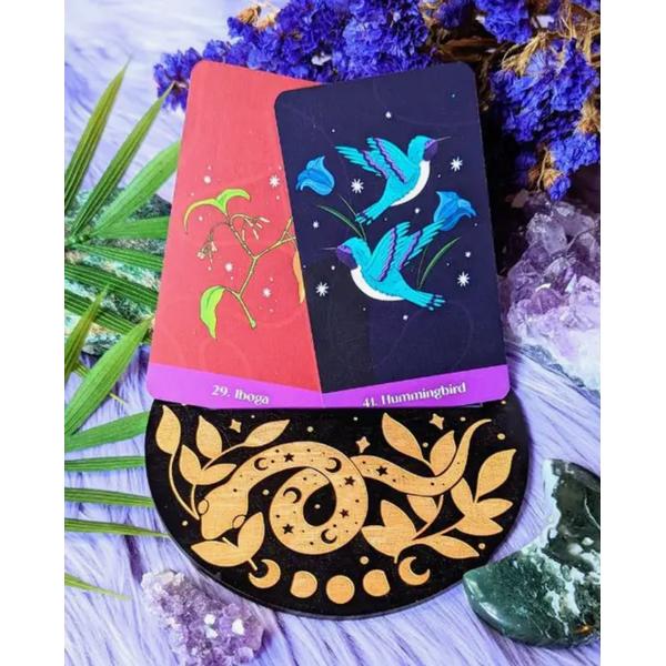 Cosmic Serpent Oracle Card Holder