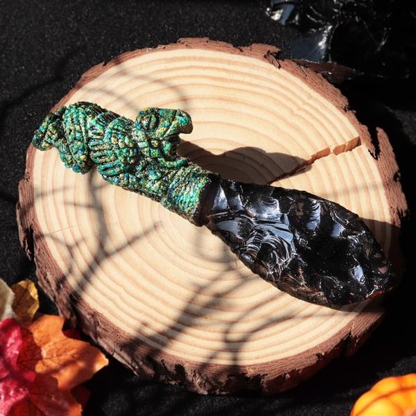 Black Obsidian Dagger from Mexico