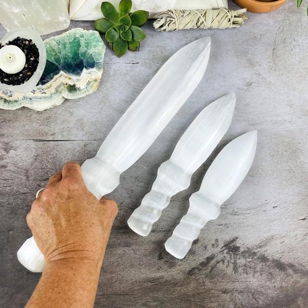 Large Selenite Dagger