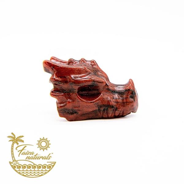 Red Jasper Dragon Head