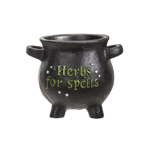 Herbs for Spells Cauldron Planter