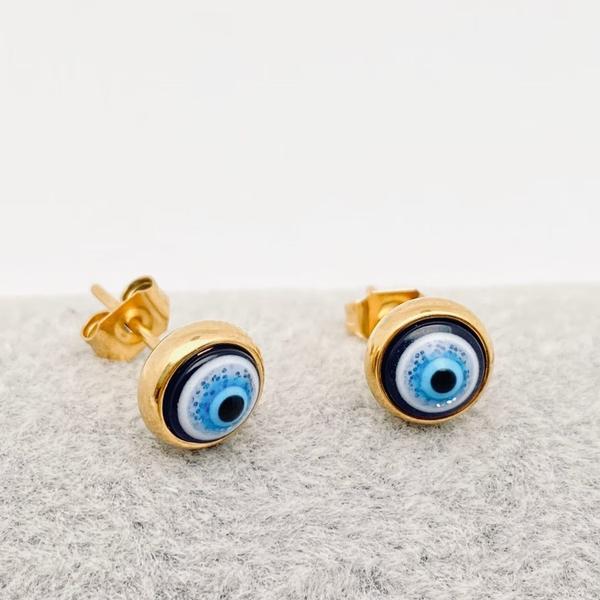 Evil Eye Stud Earrings