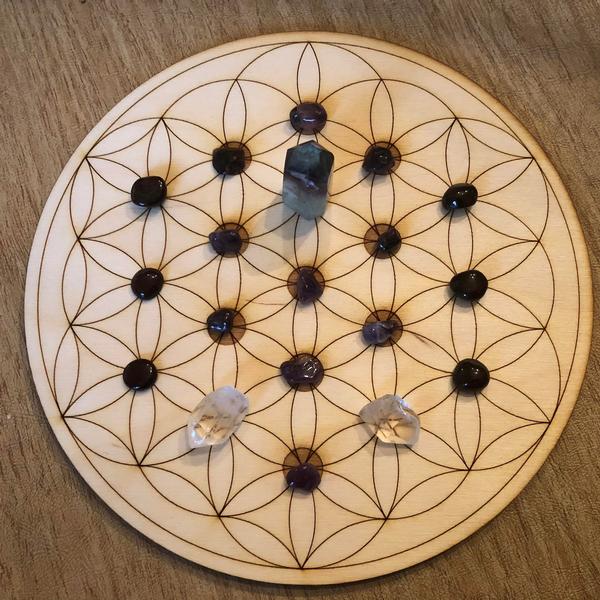 Flower of Life Crystal Grid 8