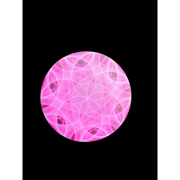 Flower of Life Crystal Grid Pink 6