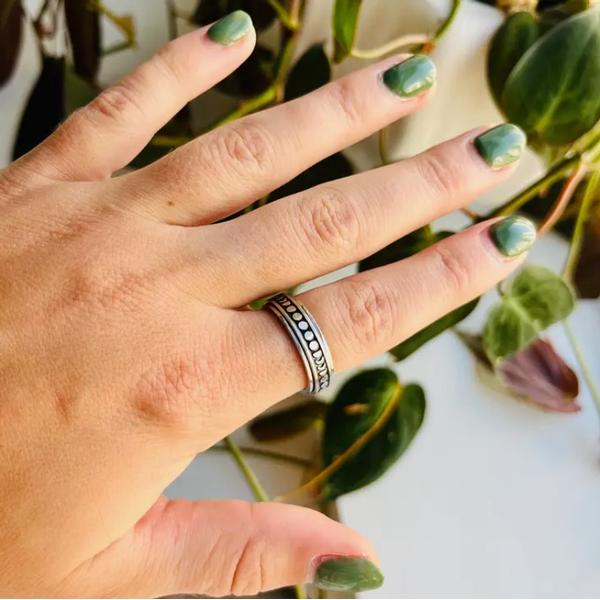 Moon Phases Anti-Anxiety Fidget Ring