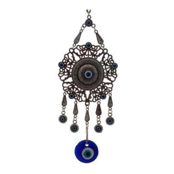 Flower Evil Eye Wall Hanging