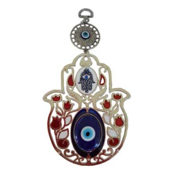 Fatima Flower Evil Eye Hanging