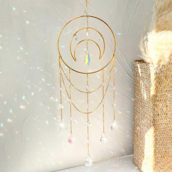 Golden Moon Sun Catcher