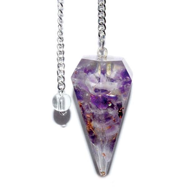 Amethyst Orgone Pendulum