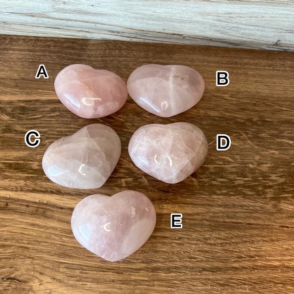 Rose Quartz Heart