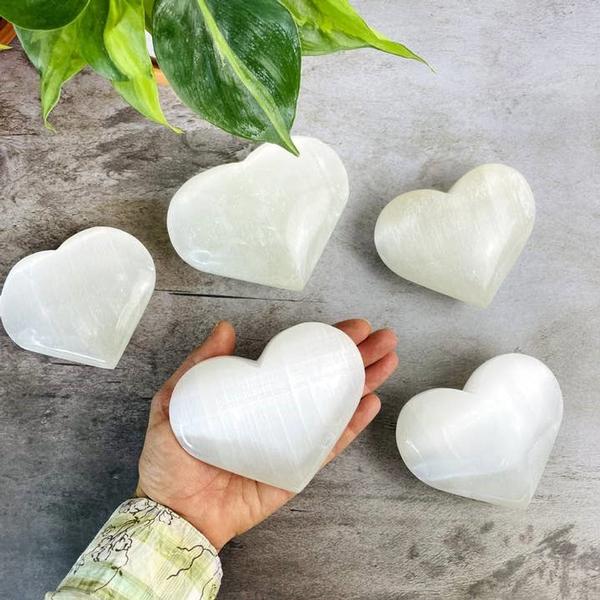 Selenite Heart