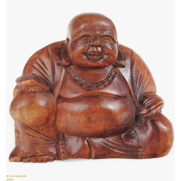 Happy Buddha Wooden