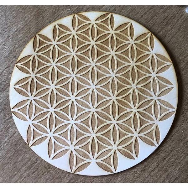 Flower of Life Inverted Crystal Grid 6