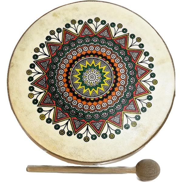 Mandala Frame Drum 9
