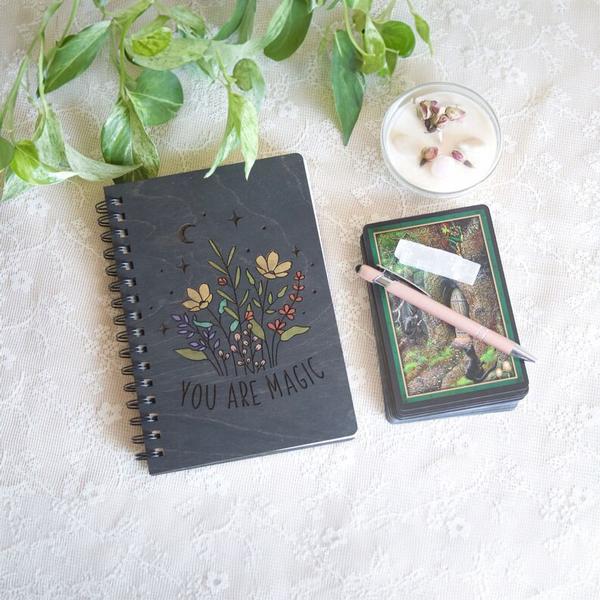Wooden You are Magic Journal