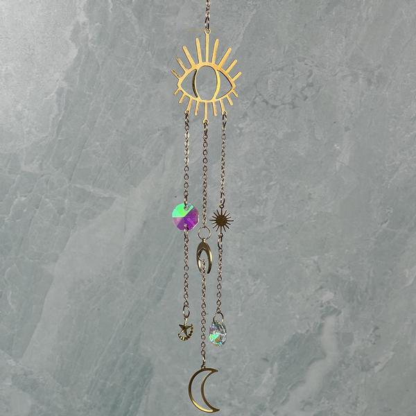 Prism Suncatcher G with Eye