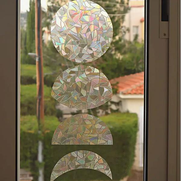 Moon Phase Suncatcher Sticker