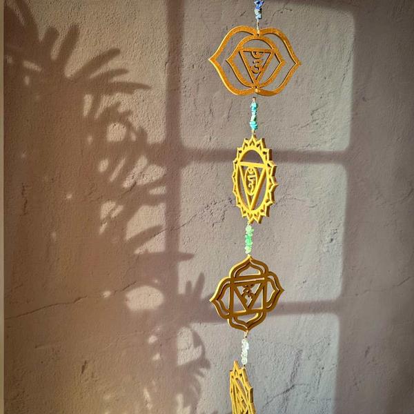 Wooden Chakra Wall Hanging
