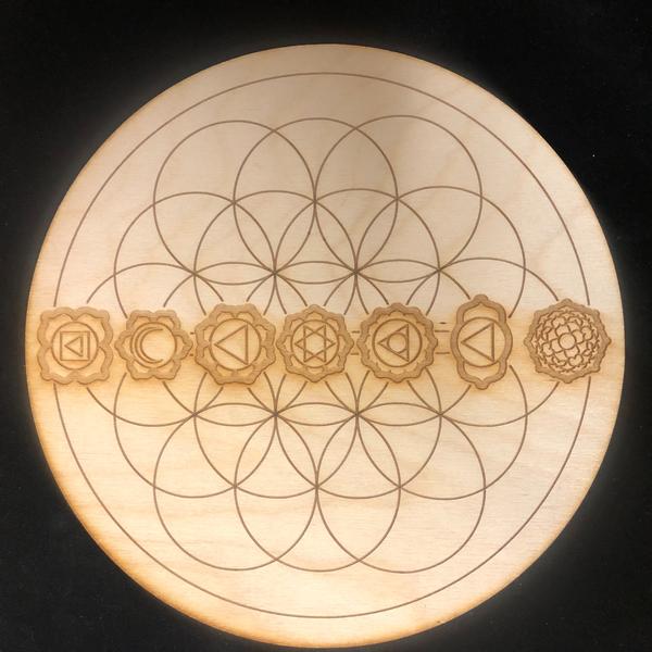 Crystal Grid Chakra 10 inch