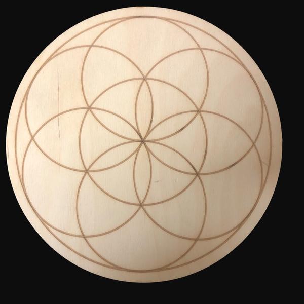 Seed of Life Crystal Grid 10 inch