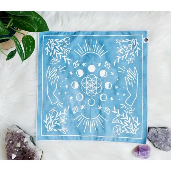 Moon Phases Tarot Altar Cloth