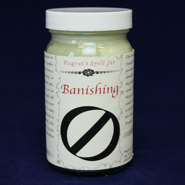 Banishing Spell Jar Candle